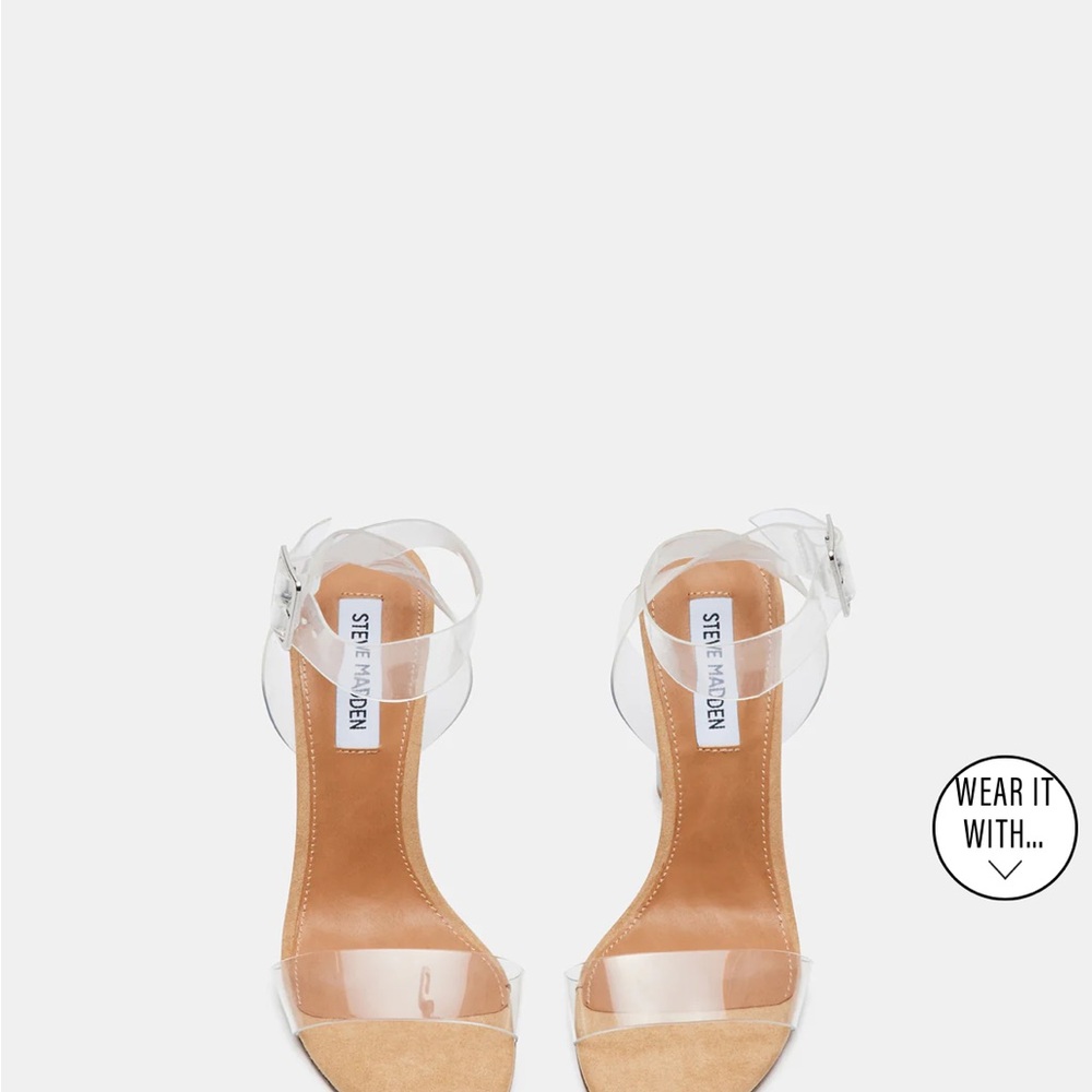 Steve Madden Clearer Lucite Sandal - Picture 3 of 3